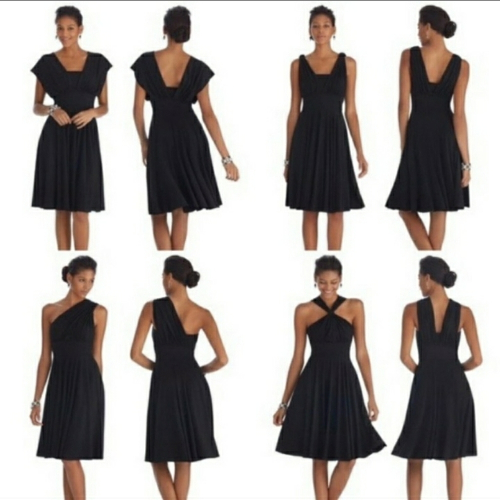White House Black Market Navy Dress NOT NWT - Picture 5 of 9